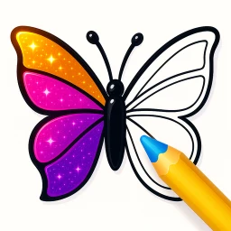 Butterfly Coloring game icon