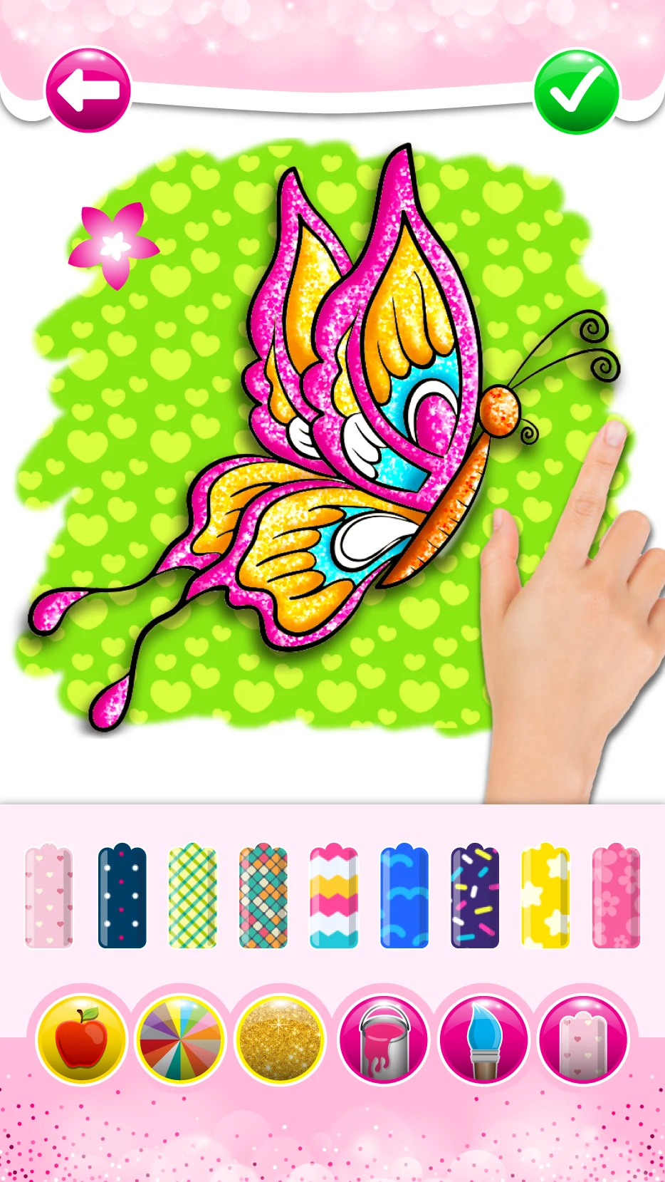 Butterfly Coloring game screenshot